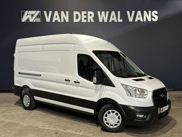 Ford Transit 2.0 TDCI 131pk Automaat L3H3 Euro6 Airco | Came, Automaat, Stof, Gebruikt, Wit