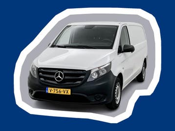 Zakelijke Lease |  Mercedes-Benz Vito 109 CDI Lang Trekhaak, Stof, Gebruikt, Euro 6, Wit