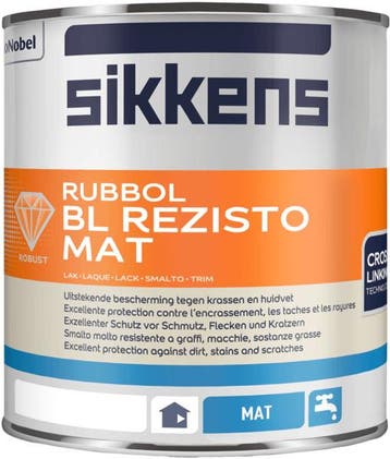 Sikkens Rubbol BL Rezisto Mat - Lichte kleuren leverbaar..., Overige kleuren, Nieuw, Ophalen of Verzenden, Lak