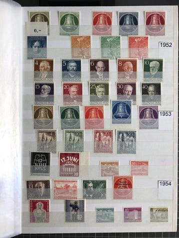 Berlijn 1950/1990 - Kwaliteitsverzameling postfris / MNH **, Gestempeld