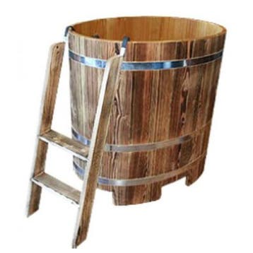 Dompelbad Lariks gevlamd 100 x 72 ovaal, Verzenden, Nieuw