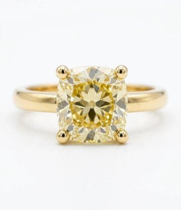 Verlovingsring - 18 karaat Geel goud - 0.91ct. tw. Diamant, Sieraden, Tassen en Uiterlijk