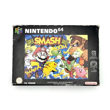 Super Smash Bros. - Nintendo 64 N64 - PAL EUR - CIB, Ophalen of Verzenden, Zo goed als nieuw