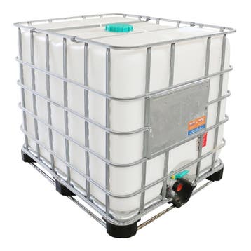 IBC Container A-keus Gereinigd 1000 liter - Combi Onderstel, Verzenden
