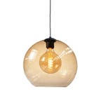 Highlight | Glazen lampenkap 25 cm | Goudkleurig glas, Overige kleuren, 25 tot 50 cm, Rond, Nieuw