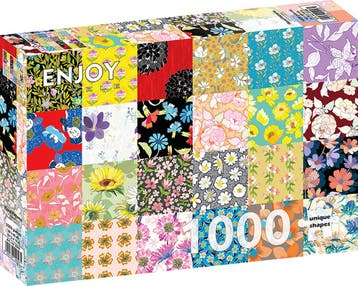 Floral Patterns Puzzel (1000 stukjes) | Enjoy Puzzle -, Verzenden, Nieuw