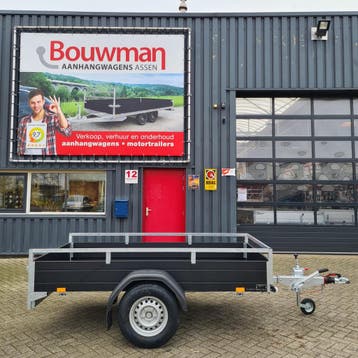 Aanhanger Saris Enkelasser MP 255 133 1350Kg  Black Edition, Auto diversen, Ophalen of Verzenden, Nieuw