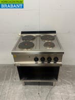 RVS Zanussi 4 Pits Elektrisch Fornuis 400V Horeca, Ophalen of Verzenden, Gebruikt
