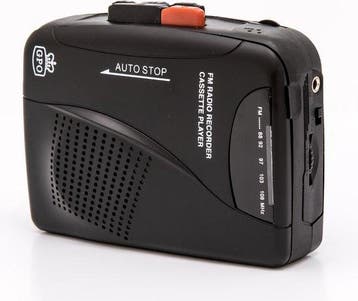 Walkman GPO KW938B - FM-radio, in-ear oordopjes, Verzenden, Nieuw