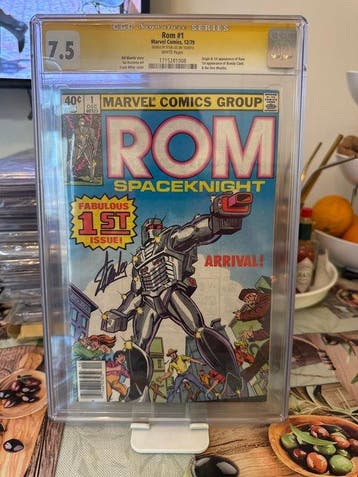 Rom #1 - Signed by Stan Lee - 1 Signed graded comic - Eerste, Nieuw