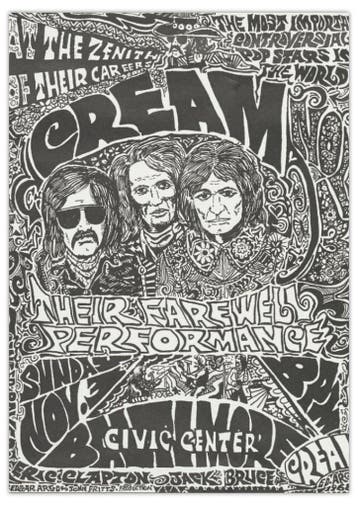 Posters - Poster Cream - Baltimore Civic Center, Verzenden, Zo goed als nieuw