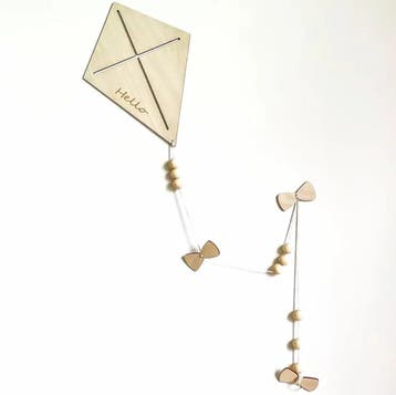 Houten vlieger wand decoratie, Verzenden, Nieuw, Wanddecoratie