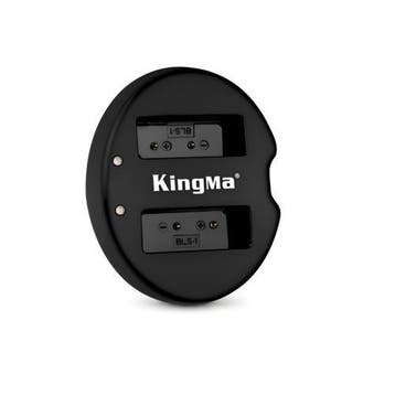 KingMa Dubbele USB-lader voor Olympus BLS-5 (Nieuw), Verzenden, Nieuw