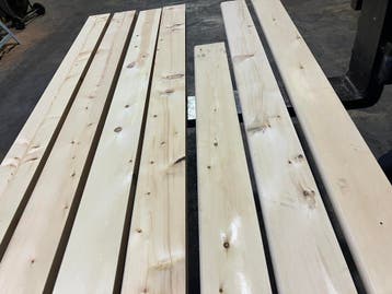 Barrel sauna profiel-blokhut-Hottub-Yellow Cedar-40x132mm, Ophalen, 25 tot 50 mm, Nieuw, 300 cm of meer