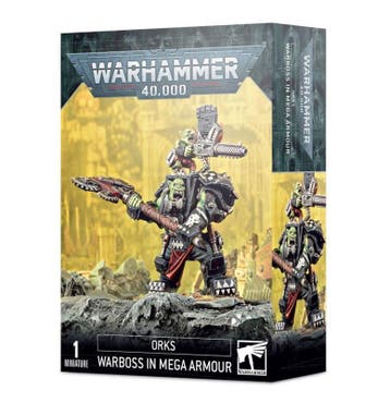 Orks Warboss in Mega Armour (Warhammer Nieuw), Ophalen of Verzenden, Nieuw