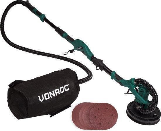 2dekans | VONROC – Telescopische Plafondschuurmachine, Doe-het-zelf en Verbouw, Gereedschap | Schuurmachines, Zo goed als nieuw