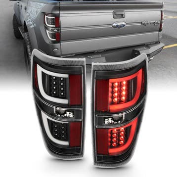 ANZO 2009-2013 Ford F-150 LED Taillights Black, Ophalen of Verzenden, Nieuw