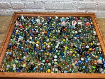 6 KG - Vintage & Modern US & EU glass Marbles collection -