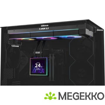 Lian Li HydroShift II LCD-S 360CL Black, Verzenden, Nieuw