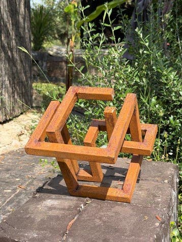 Ana Lucia B.M - Sculpture Corten - XL, Antiek en Kunst