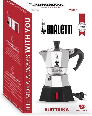 Bialetti Moka Elektrika 2 Kops – Elektrische Percolator –, Verzenden, Nieuw