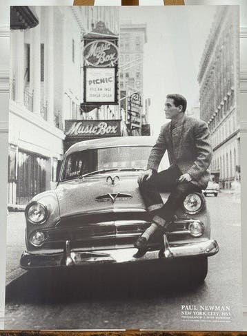 E. Peter Schroeder - Paul Newman, New York City 1953