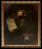 École de Seville (c. 1700) - Saint François dAssise avec la