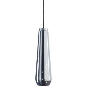 Diesel By Lodes Glass Drop Hanglamp (chroom), Huis en Inrichting, Lampen | Hanglampen, Ophalen of Verzenden, Gebruikt, Metaal