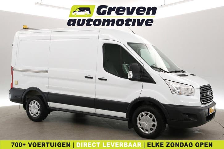 Ford Transit 2.0 TDCI L2H2, Auto's, Bestelauto's, Onderhoudsboekje, Lease, Handgeschakeld, Financial lease, Wit, Ford, Stof, Diesel
