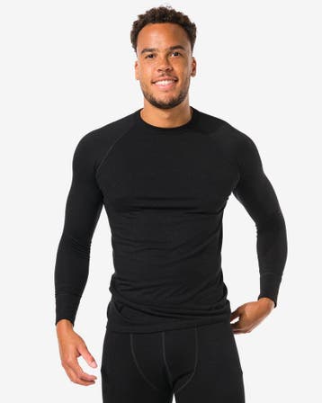 HEMA Heren thermo t-shirt zwart, Verzenden, Nieuw