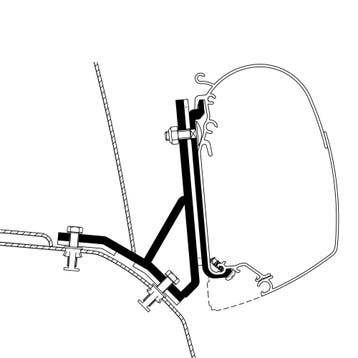 Thule Ducato/Iveco H2 Lift Roof Adapter, Ophalen of Verzenden, Nieuw