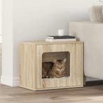vidaXL Kattenhuis Sonoma 51 x 30 x 42,5 cm Bewerkt hout, Dieren en Toebehoren, Verzenden, Nieuw