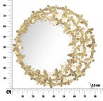 WANDSPIEGEL GLAM BUTTERFLY WIND Ø CM 81,5X3,5 (SPIEGEL CM, Huis en Inrichting, Woonaccessoires | Spiegels, Ophalen of Verzenden