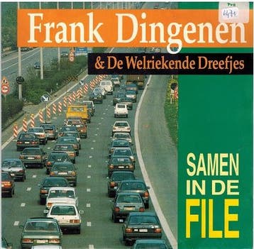 Single vinyl / 7 inch - Frank Dingenen - Samen In De File, Verzenden, Zo goed als nieuw, 7 inch, Nederlandstalig