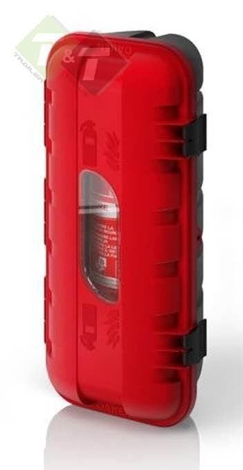 Brandblusser Kast - Rood/Zwart - 600 X 287 X 220 Mm (L X B X, Ophalen of Verzenden, Nieuw