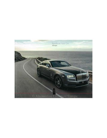 2017 ROLLS ROYCE WRAITH BROCHURE ENGELS, Nieuw, Author