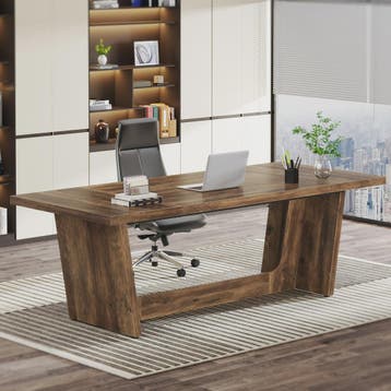 Tribesigns 180 cm Bureau - Ruim Industrieel Bureau voor Thui, Verzenden, Nieuw in verpakking