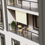 Verticale Zonnescherm Barbados - 200x310 cm - Beige, Tuin en Terras, Verzenden, Nieuw