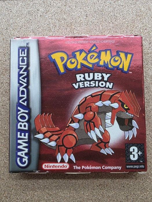 Nintendo - Gameboy Advance - Pokémon Ruby Version (EUR) -, Spelcomputers en Games, Spelcomputers | Overige Accessoires