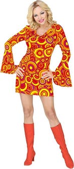 70s Jurk Disco Oranje, Ophalen of Verzenden, Nieuw