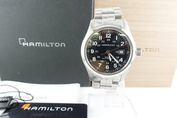 Hamilton - Khaki Field Auto - Zonder minimumprijs - H706050, Nieuw