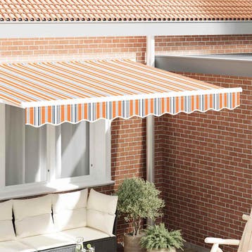 vidaXL Vervangende markies volant Meerkleurig 230 x 20 cm, Verzenden, Nieuw