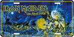 Iron Maiden Live After Death USA Nummerplaat off merchandise, Ophalen of Verzenden, Nieuw, Poster, Artwork of Schilderij