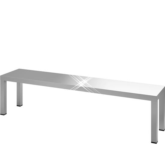 Rvs etagère 1 hoog 1500x300x400 mm, Zakelijke goederen, Horeca | Meubilair en Inrichting, Nieuw in verpakking, Verzenden