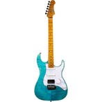 JET JS-450 OBL S-style Elektrische Gitaar HSS Tremolo Flamed, Ophalen of Verzenden, Nieuw