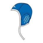 Turbo Waterpolo Cap (size m/l) Professional blauw nummer..., Nieuw
