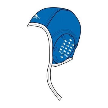 Turbo Waterpolo Cap (size m/l) Professional blauw nummer..., Nieuw