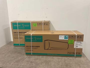 Veiling - 2x Airco splitunit 2,6kW met Clean Air technologie, Nieuw