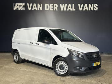 Mercedes-Benz Vito L1H1 | Financial Lease voor 291 p/mnd, Stof, Gebruikt, Overige carrosserieën, Wit