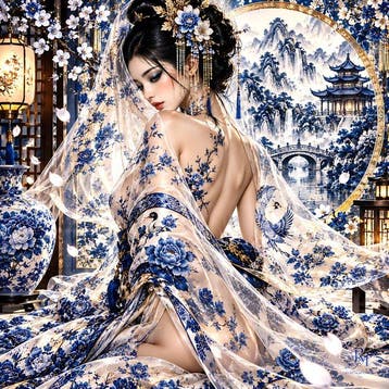 NYX - Porcelain Empress – The Blue Silk Veil